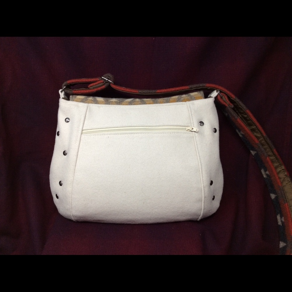 Handmade Pendleton Purse. - Picture 2 of 2